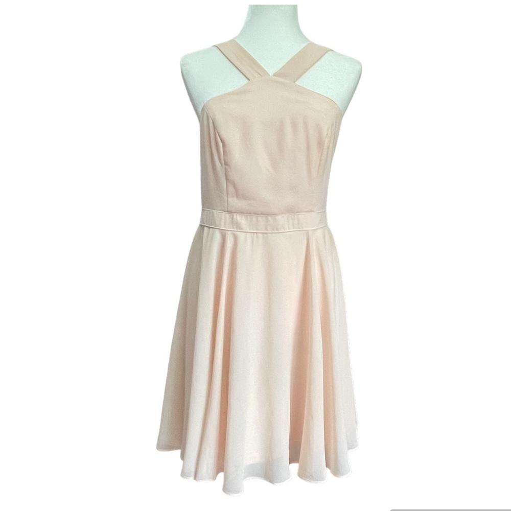 Lulu’s Forevermore Peach Skater Dress US L